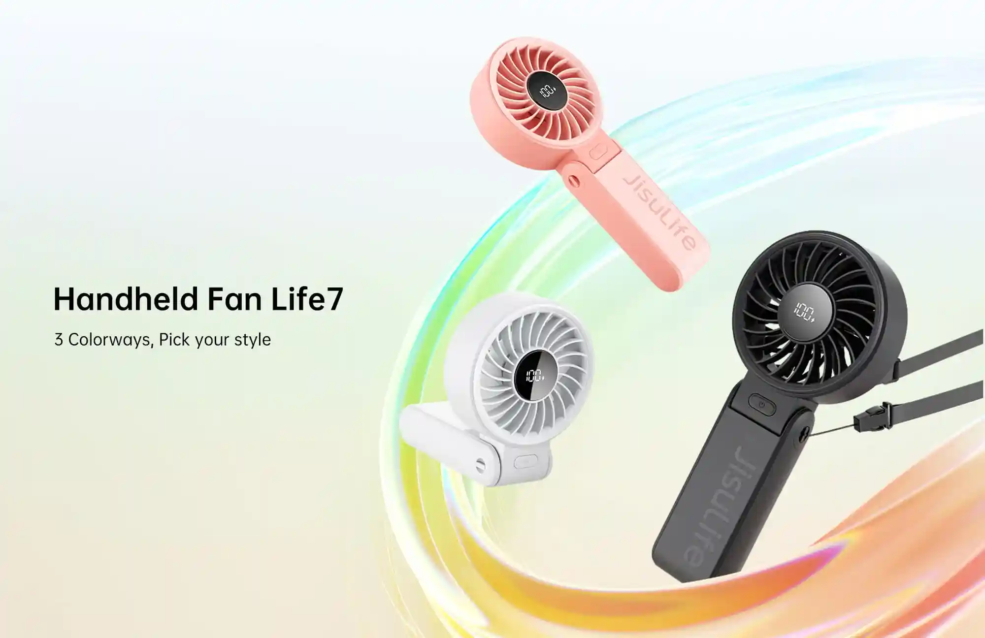 JisuLife Handheld Fan Life7 Unleash Refreshing Power