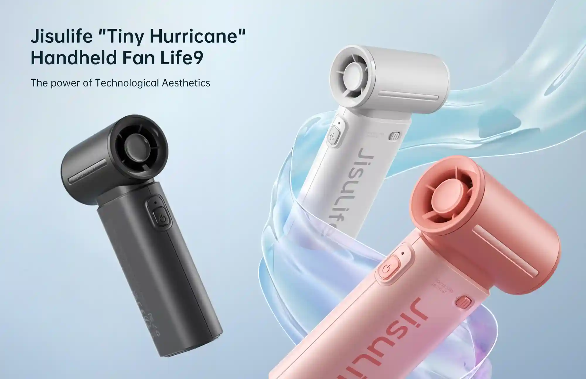 JisuLife Handheld Fan Life9 Tiny Hurricane 