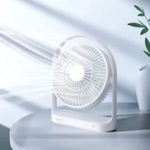 JISULIFE FA19 USB Portable Rechargeable Fan 4000mAH Battery with Type C Charging Port