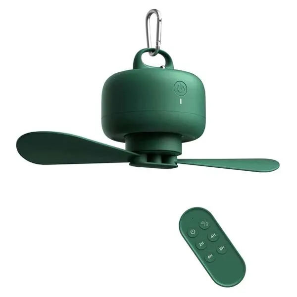 JISULIFE FA16 Portable 8000mAh USB Rechargeable Remote Control Ceiling Fan