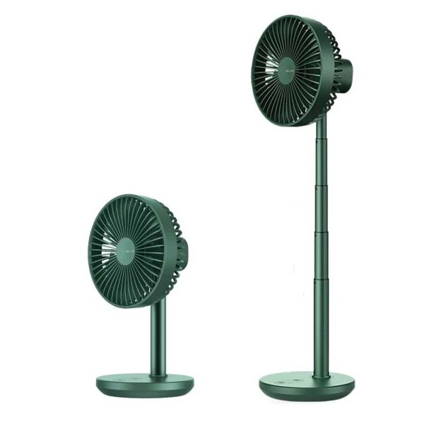 JISULIFE FA13P Oscillating Extendable Desk Fan - Green
