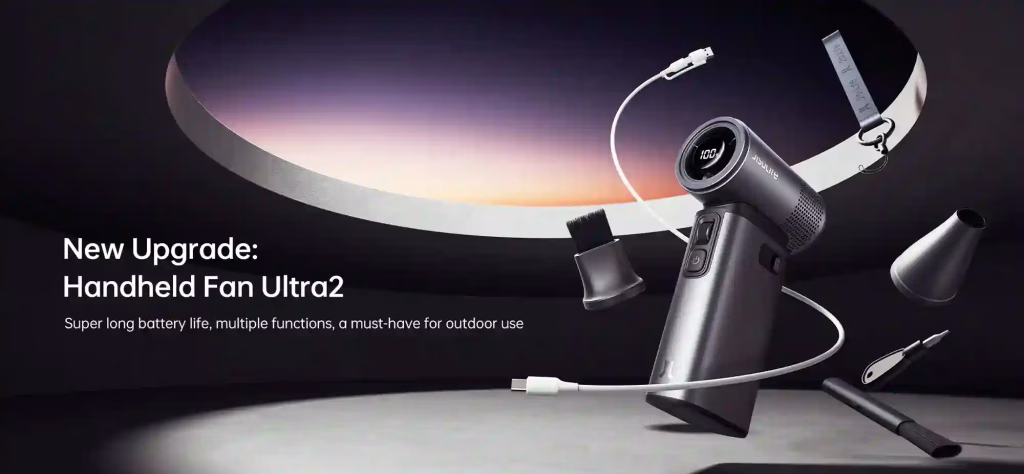 JisuLife Handheld Fan Ultra2 in dark grey color