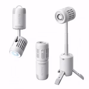 JisuLife Outdoor Fan Ultra1 on a picnic table
