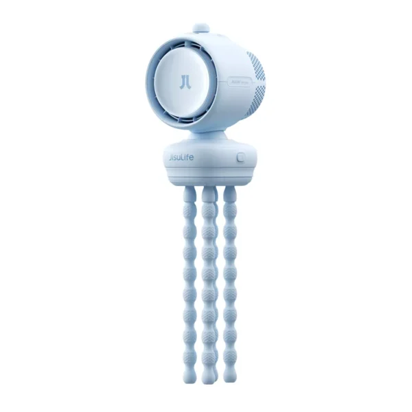JisuLife Baby Stroller Fan 3 with LED display night light and automatic oscillating airflow control