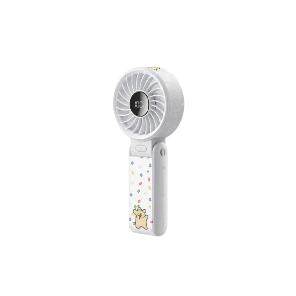 JISULIFE Life7 Maltese Series 3 in 1 Handheld Fan – Powerful 12-Blade Turbo Cooling Fan